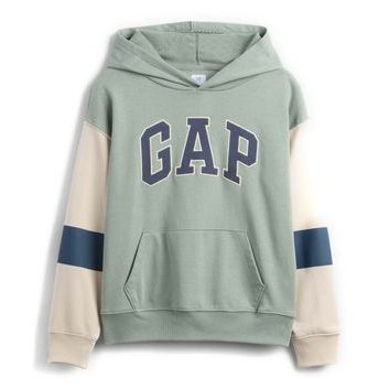 GAP 884118-00 Dětská mikina s logem French Terry Zelená