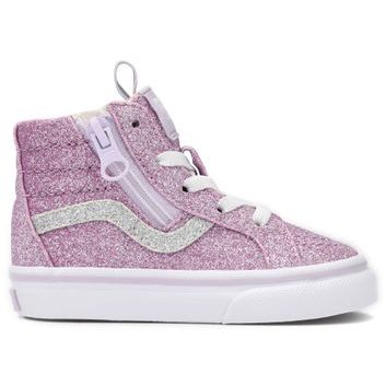 VANS SK8-Hi Reissue Side Zip GLITTER Lilac Mist