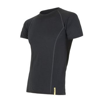 SENSOR MERINO ACTIVE pánské triko kr.rukáv černá