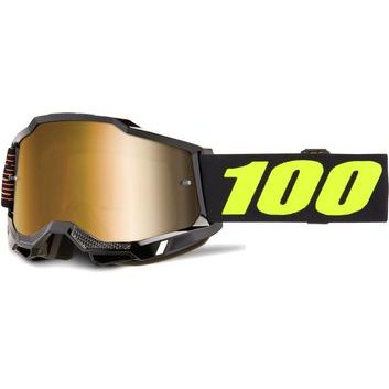 100% ACCURI 2 Goggle Fairbanks - True Gold Mirror Lens