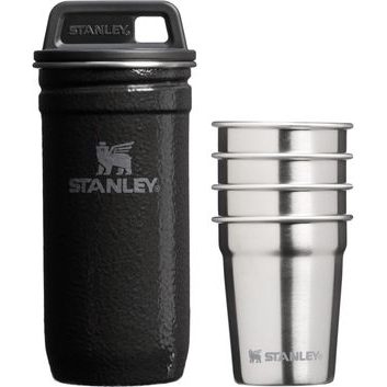 STANLEY Pre-Party Shot Glass Set Hammertone Black