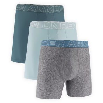 UNDER ARMOUR Ua Performance Tech - Solid 6in - 3pk ENAMEL BLUE