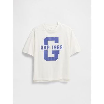 GAP 768091-11 Dětské tričko s logem Bílá