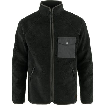 FJÄLLRÄVEN Vardag Pile Fleece M, Black-Dk.Grey