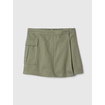 GAP Dětská kraťasová sukně Zelená