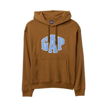 GAP Oversize mikina s logem Hnědá