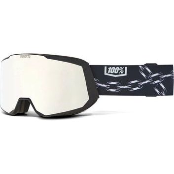 100% SNOWCRAFT XL HiPER Goggle Nico Porteous - Mirror Silver Lens