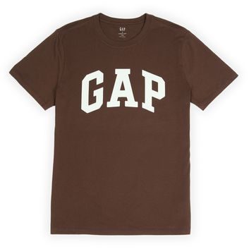 GAP 856659-39 Tričko s logem Everyday Soft Hnědá