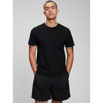 GAP 878111-20 Tričko s kapsičkou Černá