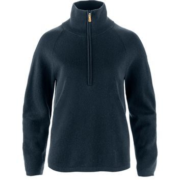 FJÄLLRÄVEN Övik Lite half Zip W Dark Navy