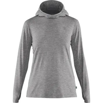 FJÄLLRÄVEN Abisko Sun-hoodie W Shark Grey