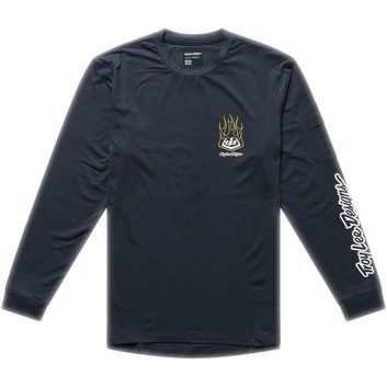 TROY LEE DESIGNS YOUTH RUCKUS RIDE LONG SLEEVE TEE PRESSED CARBON