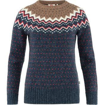 FJÄLLRÄVEN Övik Knit Sweater W, Navy