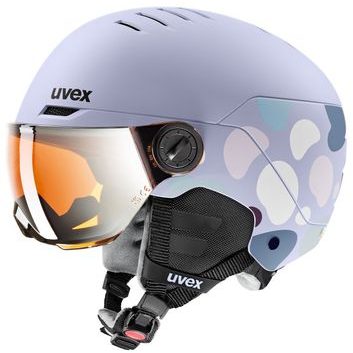 UVEX ROCKET JR VISOR COOL LAVENDER ABSTRACT MATT