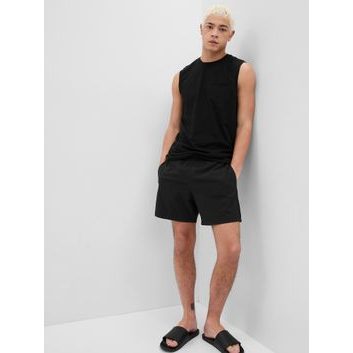 GAP 556795-03 Plavky s pružným pasem Černá