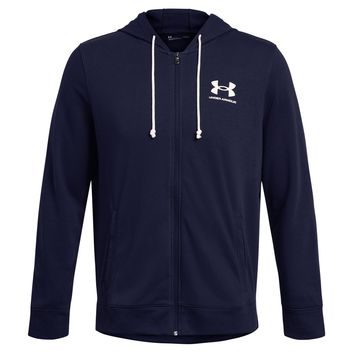 UNDER ARMOUR Rival Terry LC FZ, Midnight Navy / Onyx White