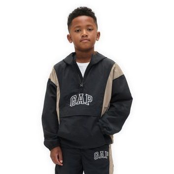 GAP 795732-01 Dětská nepromokavá nylonová bunda Černá