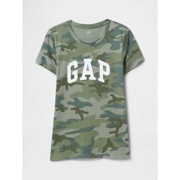GAP Tričko s logem Zelená