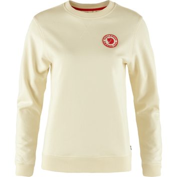FJÄLLRÄVEN 1960 Logo Badge Sweater W, Chalk White