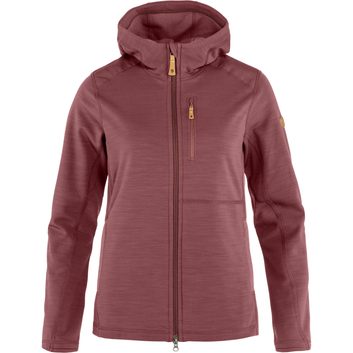 FJÄLLRÄVEN Keb Fleece Hoodie W, Mesa Purple