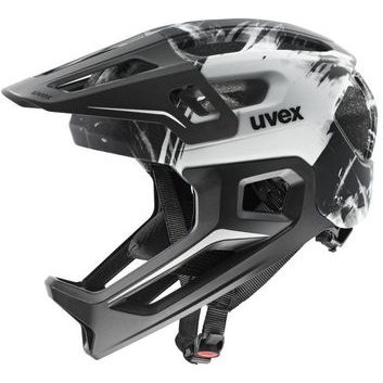 UVEX REACT JR FULLFACE 52-56 cm BLACK - WHITE MATT 2026