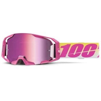 100% ARMATIC Goggle Sellars - Mirror Pink Lens