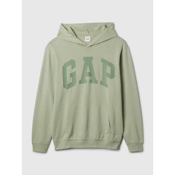 GAP Mikina s logem a kapucí Zelená