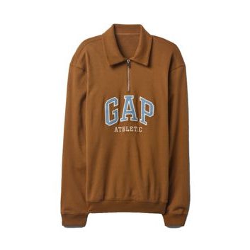 GAP Polo mikina s logem Hnědá