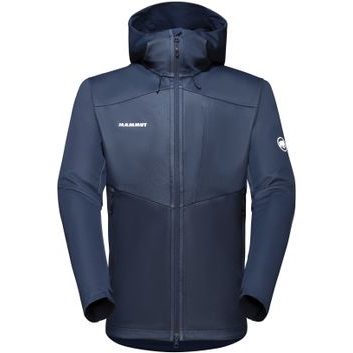 MAMMUT Ultimate VII SO Hooded Jacket Men, marine