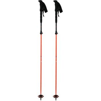BLIZZARD Tour telescopic ski poles, black/orange