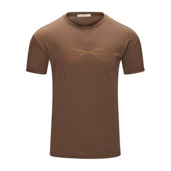 ACLIMA LightWool 140 Tee Oars M's Dark Earth