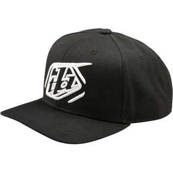 TROY LEE DESIGNS CURVED SNAPBACK BADGE BLACK
