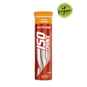 NUTREND Isodrinx Tabs, tuba, 12 tablet pomeranč