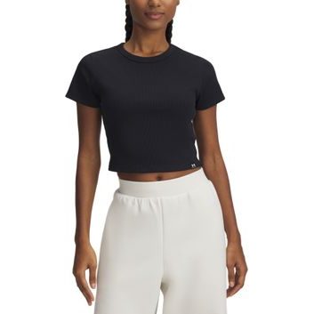 UNDER ARMOUR UA Rival Rib Baby Tee černá