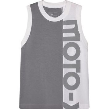 FOX W Moto-X Blocked Tank White