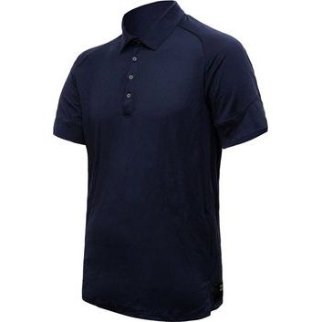 SENSOR MERINO ACTIVE polo pánské triko kr.rukáv deep blue