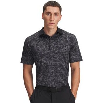 UNDER ARMOUR UA Playoff 3.0 Printed Polo-BLK