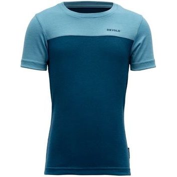DEVOLD Norang Merino Tee Kid, Flood/Moon