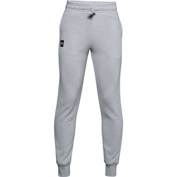 UNDER ARMOUR UA RIVAL FLEECE JOGGERS KID, Gray