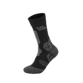 HANWAG Hanwag Trek Socke, Asphalt/Black