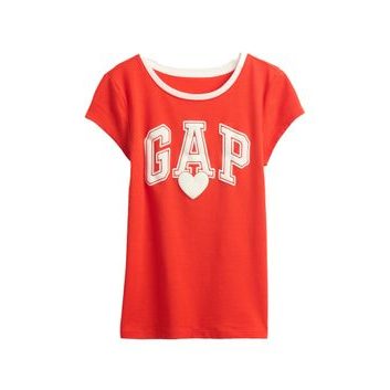 GAP Dětské tričko s logem Americana Červená