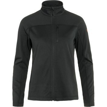 FJÄLLRÄVEN Abisko Lite Fleece Jacket W Black