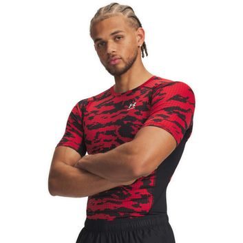 UNDER ARMOUR HG Printed SS-BLK