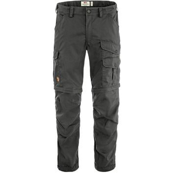 FJÄLLRÄVEN Vidda Pro Lite Zip-off Trs M Dark Grey