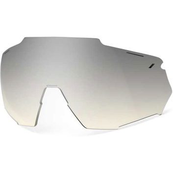 100% RACETRAP Replacement Lens - Low-light Yellow Silver Mirror