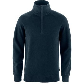 FJÄLLRÄVEN Övik Lite Half Zip M Dark Navy