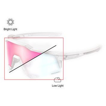 100% SPEEDCRAFT Replacement Lens Rose Gold Mirror Photochromic