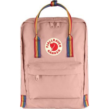 FJÄLLRÄVEN Kånken Rainbow 16 Chalk Rose-Rainbow