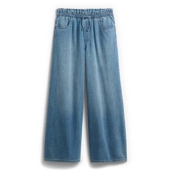 GAP 886572-00 Dětské džíny Mid Rise Baggy Tmavě modrá