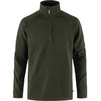 FJÄLLRÄVEN Övik Fleece Half Zip M, Deep Forest